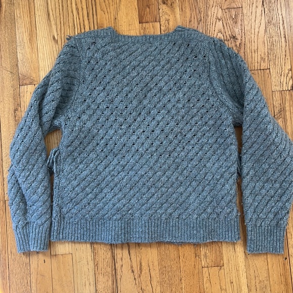 Rebecca Taylor Blue Sweater size Large - Picture 4 of 5